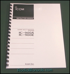 Icom IC-900A/E Instruction Manual - Click Image to Close